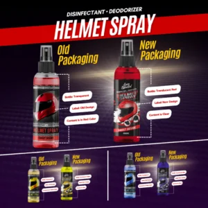 Luxe Essential Helmet Anti-Bacterial Spray – Sanitizer & Deodorizer for Motorcycle Helmets - Image 3