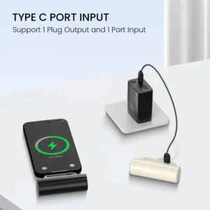 Orashare PNC03 3000mAh Capsule Mini Fast Charging Powerbank With TYPE-C/iPh Port Portable Power Bank - Image 6