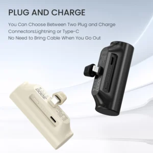 Orashare PNC03 3000mAh Capsule Mini Fast Charging Powerbank With TYPE-C/iPh Port Portable Power Bank - Image 9